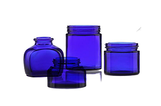 Cobalt Blue Glass Jar